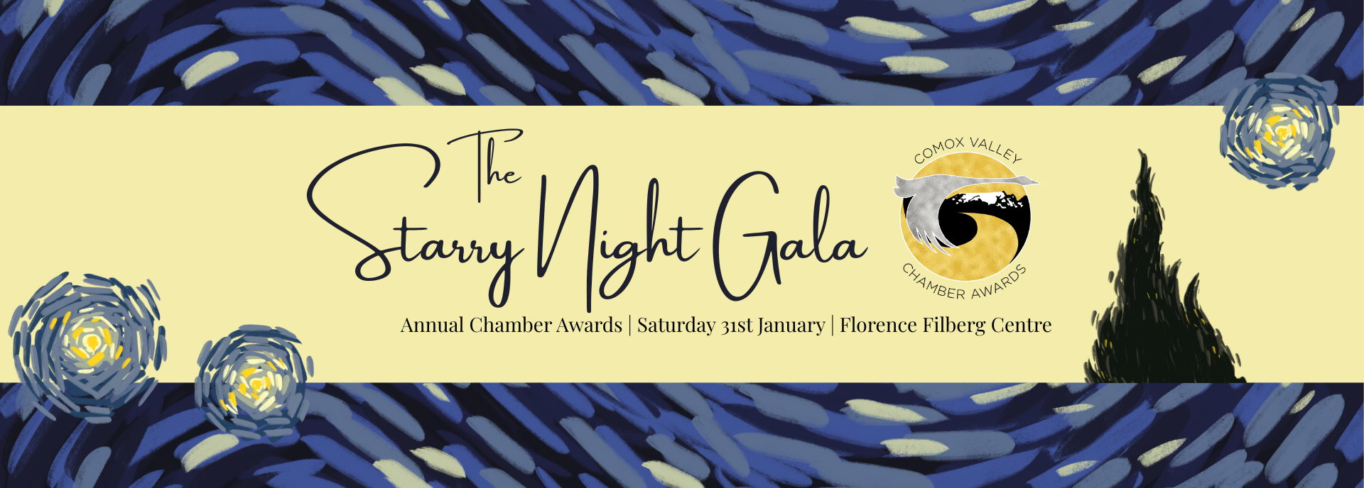 The Starry Night Gala, Annual Chamber Awards, Saturday, January 31, 2025, The Florence Filberg Centre