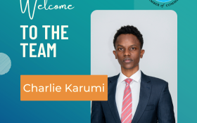 welcoming Charlie Karumi as Communications Coordinator